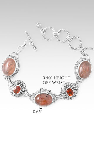 Hello Valued, Goodbye Overlooked Bracelet™ in Fire Quartz & Madeira Citrine - Multi Stone - only found at SARDA™