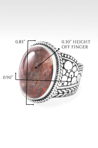 Hello Valued, Goodbye Overlooked Ring II™ in Fire Quartz - Statement - only found at SARDA™