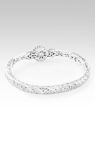 Hello Worthy, Goodbye Not Enough Bangle Bracelet™ in Rose Quartz & Pale Plum™ Mystic Topaz - Bangle - only found at SARDA™