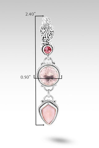 Hello Worthy, Goodbye Not Enough Pendant™ in Pink Opal, Rose Quartz & Pale Plum™ Mystic Topaz - Multi Stone - only found at SARDA™