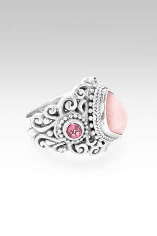 Hello Worthy, Goodbye Not Enough Ring™ in Pink Opal & Pale Plum™ Mystic Topaz - Dinner - only found at SARDA™