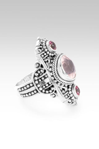 Hello Worthy, Goodbye Not Enough Ring™ in Rose Quartz & Pale Plum™ Mystic Topaz - Statement - only found at SARDA™