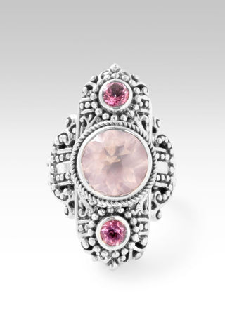 Hello Worthy, Goodbye Not Enough Ring™ in Rose Quartz & Pale Plum™ Mystic Topaz - Statement - only found at SARDA™