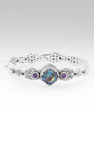 He's a Pain Taker Bangle Bracelet™ in Mocking Jay™ Mystic Quartz & Red Lace™ Mystic Topaz - Bangle - only found at SARDA™