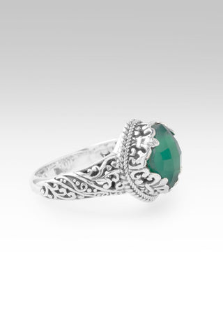 He's A Way Maker Ring™ in Green Onyx & Quartz - Dinner - only found at SARDA™
