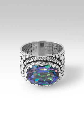 He's Moving Oceans Ring™ in Picasso Green™ Mystic Quartz - Dinner - only found at SARDA™