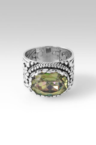He's Moving Oceans Ring™ in Willy Nilly™ Mystic Quartz - Dinner - only found at SARDA™
