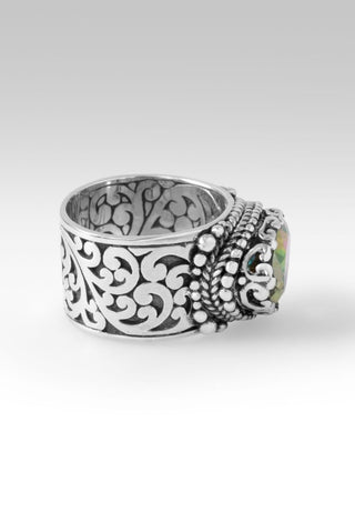 He's Moving Oceans Ring™ in Willy Nilly™ Mystic Quartz - Dinner - only found at SARDA™