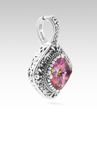 He's Preparing A Place Pendant™ in Extreme Pink™ Mystic Quartz - Single Stone - only found at SARDA™