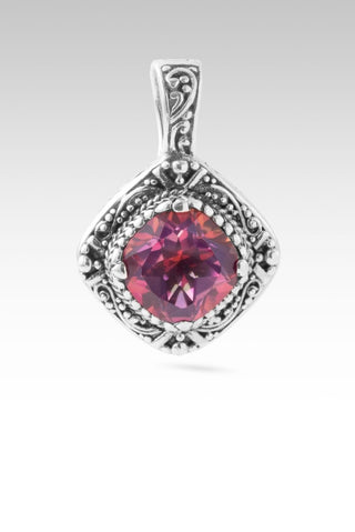 He's Preparing A Place Pendant™ in Extreme Pink™ Mystic Quartz - Single Stone - only found at SARDA™