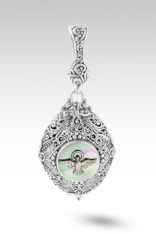 His Guaranteed Hope Pendant™ in Black Mother of Pearl - Single Stone - only found at SARDA™