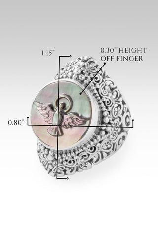 His Guaranteed Hope Ring™ in Black Mother of Pearl - Statement - only found at SARDA™