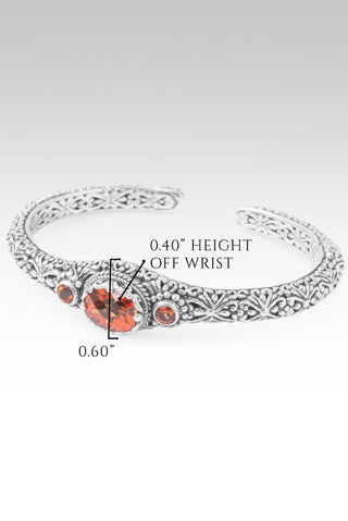 His Real Riches Cuff Bracelet™ in Padparadscha Lab Created Sapphire & Ardent™ Mystic Topaz - Cuff - only found at SARDA™