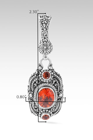 His Real Riches Pendant™ in Padparadscha Lab Created Sapphire & Ardent™ Mystic Topaz - Multi Stone - only found at SARDA™