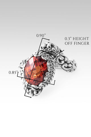 His Real Riches Ring™ in Padparadscha Lab Created Sapphire - Dinner - only found at SARDA™