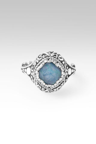 His Testimony Ring™ in Blue Quartz Mother of Pearl - Dinner - only found at SARDA™