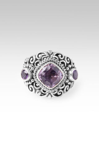 His Victory Ring™ in Rose De France Amethyst & Amethyst - Dinner - only found at SARDA™