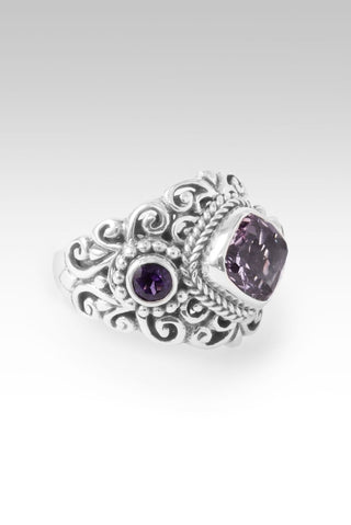 His Victory Ring™ in Rose De France Amethyst & Amethyst - Dinner - only found at SARDA™