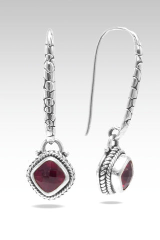 Hold on to Promises Earrings™ in Red Ruby - Bali Wire - SARDA™