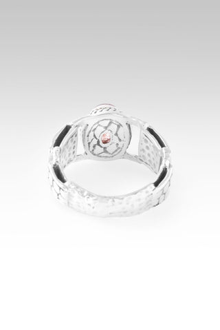Hold on to Promises Ring™ in Strawberry Quartz - Dinner - only found at SARDA™