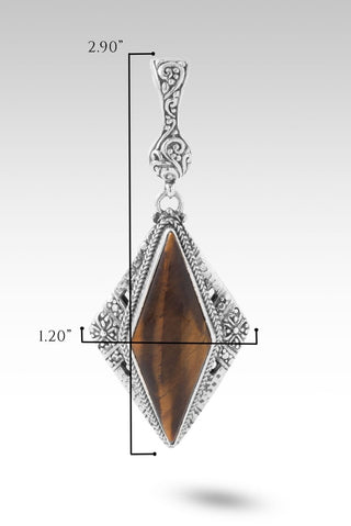 Holy Healing Pendant™ in Tiger's Eye - Single Stone - only found at SARDA™