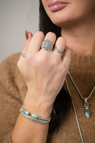Holy Healing Tip-to-Tip Bracelet™ in Mexican Turquoise - Tip-to-Tip - only found at SARDA™