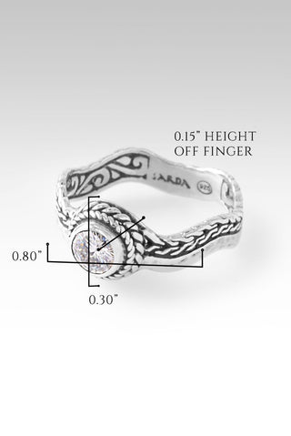 Holy One Ring™ in Moissanite - Stackable - only found at SARDA™