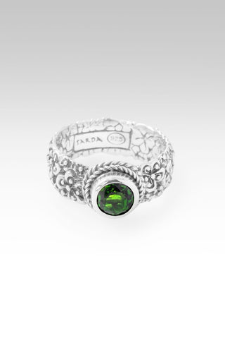 Hope Blossoms Ring™ in Chrome Diopside - Dinner - only found at SARDA™