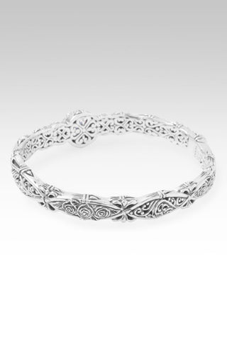 Hope Is Coming Bangle Bracelet™ in Prasiolite & Bali Crush™ Mystic Topaz - Bangle - only found at SARDA™