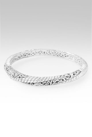 Hope Restored Bangle Bracelet™ in Tree of Life & Cable - Bangle - only found at SARDA™