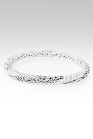 Hope Restored Bangle Bracelet™ in Tree of Life & Cable - Bangle - only found at SARDA™