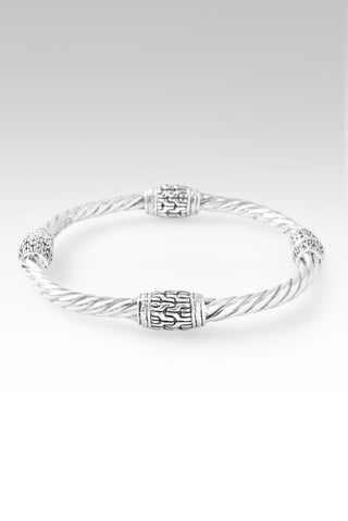 Hopeful Heart Bangle™ in Chainlink - Bangle - only found at SARDA™