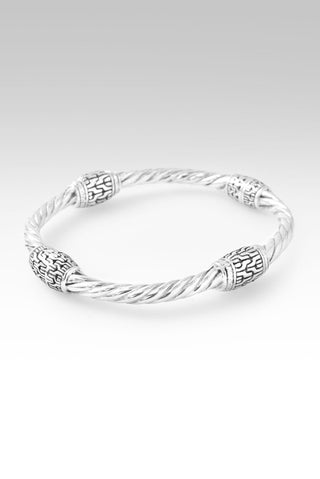 Hopeful Heart Bangle™ in Chainlink - Bangle - only found at SARDA™