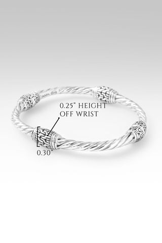 Hopeful Heart Bangle™ in Chainlink - Bangle - only found at SARDA™