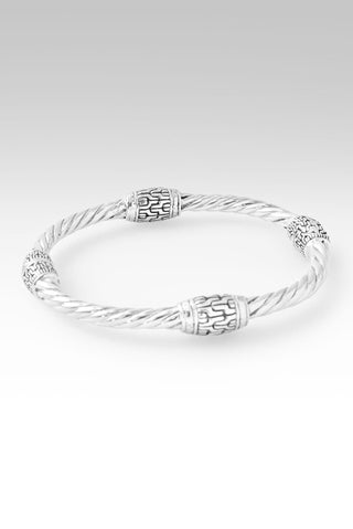 Hopeful Heart Bangle™ in Chainlink - Bangle - only found at SARDA™