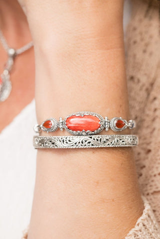 Hope's Call Bracelet™ in Red Spiny Oyster & Carnelian - Multi Stone - only found at SARDA™