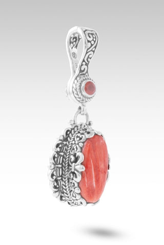 Hope's Call Pendant™ in Red Spiny Oyster & Carnelian - Multi Stone - only found at SARDA™