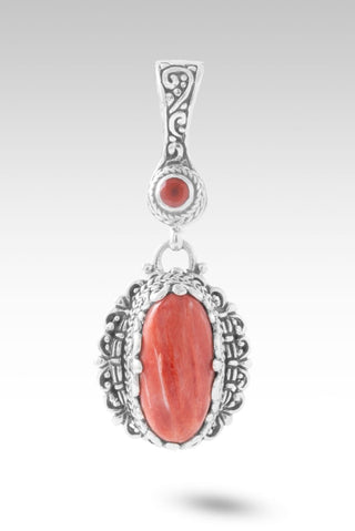 Hope's Call Pendant™ in Red Spiny Oyster & Carnelian - Multi Stone - only found at SARDA™