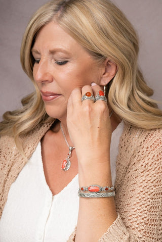 Hope's Call Ring™ in Red Spiny Oyster - Statement - only found at SARDA™