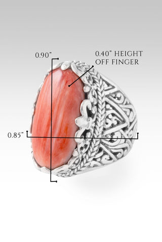 Hope's Call Ring™ in Red Spiny Oyster - Statement - only found at SARDA™