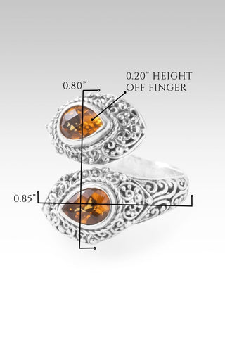 Hope's Flame Ring™ in Citrine - Bypass - only found at SARDA™