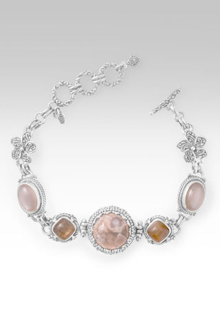 Hope's Radiance Bracelet™ in Flower Agate, Peach Moonstone & Gold Sunstone - Multi Stone - only found at SARDA™