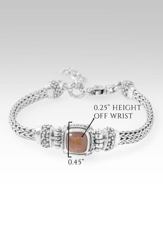 Hope's Radiance Bracelet™ in Gold Sunstone - Single Stone - only found at SARDA™