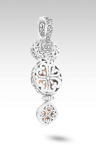 Hope's Radiance Pendant™ in Flower Agate, Peach Moonstone & Gold Sunstone - Multi Stone - only found at SARDA™