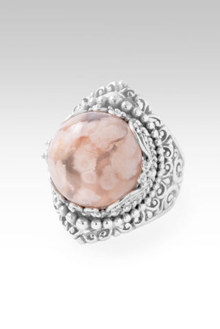 Hope's Radiance Ring™ in Flower Agate - Dinner - only found at SARDA™