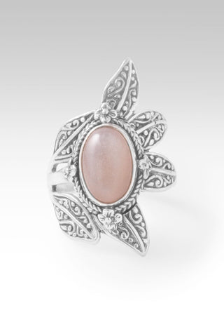 Hope's Radiance Ring™ in Peach Moonstone - Statement - only found at SARDA™