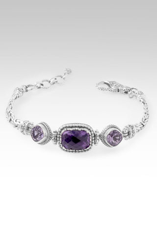 I Am a Miracle Bracelet™ in Amethyst & Rose De France Amethyst - Multi Stone - only found at SARDA™
