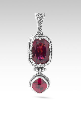 I Am a New Thing Pendant™ in Bee Pink™ Mystic Quartz & Lab Created Ruby - Multi Stone - only found at SARDA™