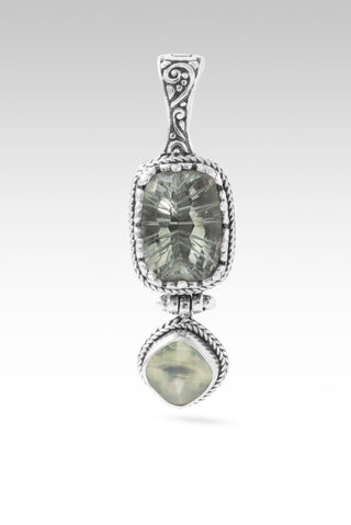 I Am a New Thing Pendant™ in Prasiolite & Prehnite - Multi Stone - only found at SARDA™