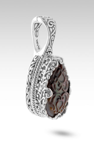 I Am Found Pendant™ in Black Mother of Pearl - Single Stone - only found at SARDA™